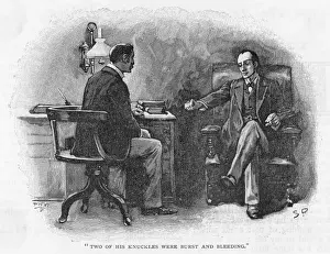 Sherlock Holmes Drucke: Sherlock Holmes und Dr. Watson, 1887