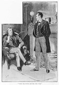 Sherlock Holmes Drucke: Sherlock Holmes und Dr. John Watson / Baker Street