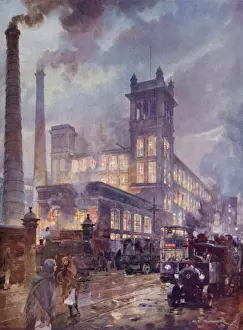 Lancashire Drucke: Crewdson und Horrockse's