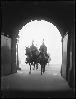Whitehall Street Scene Drucke: Two Horse Guards