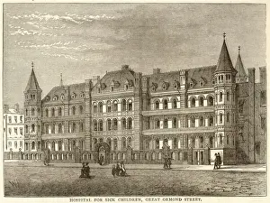 Krankenhaus Drucke: Krankenhaus / Großbritannien, Ortsterm : Ormond Street