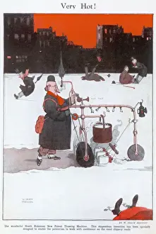 William Heath Robinson Prints Drucke: Very Hot! by William Heath Robinson