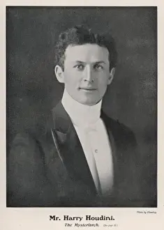Vintage Magician Photos Drucke: Houdini in 1905