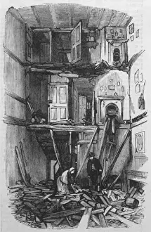 Building Destruction Drucke: House Collapse, Cork