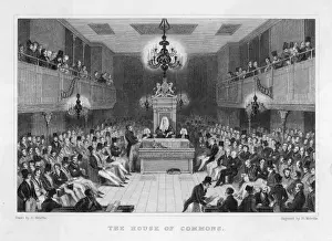 Historic UK Buildings Drucke: House of Commons / 1832