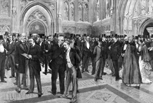House Of Commons Images Drucke: House of Commons Lobby