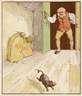 Whimsical Illustrations Online Drucke: House that Jack Built 3