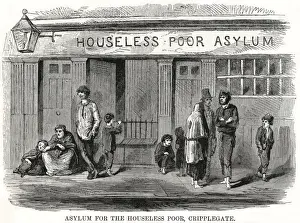 Poverty In Victorian England Drucke: Houseless Poor Asylum, Cripplegate, London