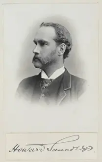 Victorian Era Scientist Portrait Drucke: Howard Saunders