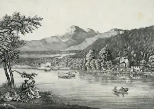 Hudson River Scenery Drucke: Hudson River scenery