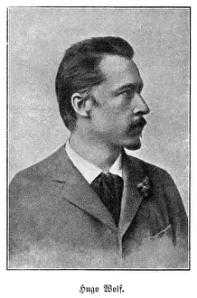 Historical Music Figures Drucke: HUGO WOLF