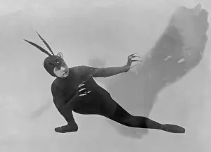 Historical Figures In Costume Drucke: THE HUMAN BAT