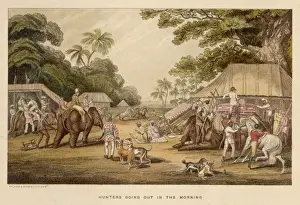 Tiger Hunting Drucke: Hunters Starting Out