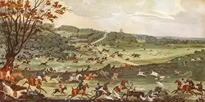 Hunting In The Countryside Drucke: Hunting in Epping Forest