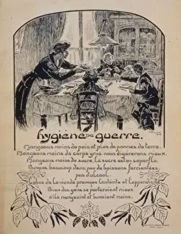 World War I Posters Drucke: Hygiene de guerre