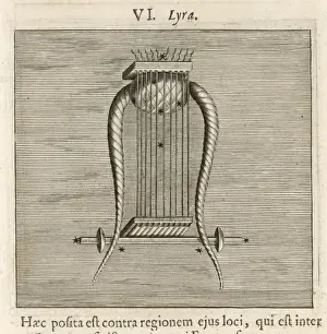Classical Antiquity Art Drucke: Hyginus / Lyra