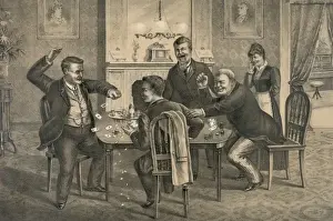 Vintage Gambling Scene Drucke: Well I ll be hanged