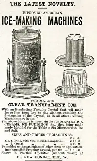 Eisproduktionsmaschine 1883