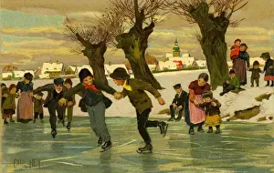 Ice skating