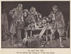 British Soldiers In Trenches Drucke: In and out (Ii)
