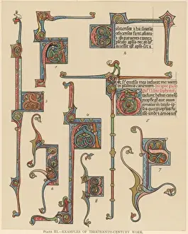 Medieval Ornamentation Drucke: Illuminating 13c