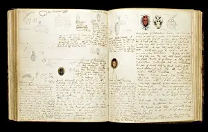 Illuminiertes Notizbuch von H.W.Bates