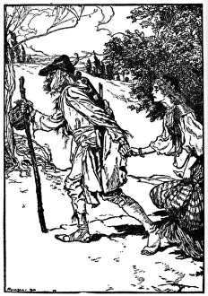 Illustration, König Thruschbart
