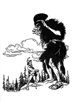 Arthur Rackham Prints For Sale Drucke: Illustration, The Valiant Tailor