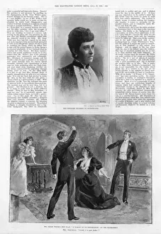 Haymarket Theatre London Drucke: ILN - Duchess of Sutherland