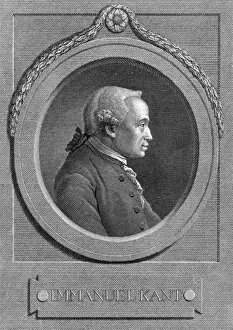 Immanuel Kant Portrait Drucke: Immanuel Kant (Bause)
