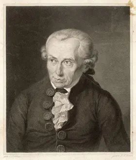 Drucke von Immanuel Kant deutscher Philosoph Porträt Drucke: Immanuel Kant (Dobler)