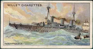 Historical Steam Ships Drucke: Indefatigable Cruiser