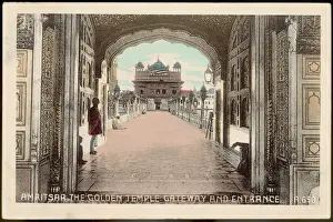 Tempel Drucke: Indien / Amritser/ Tempel