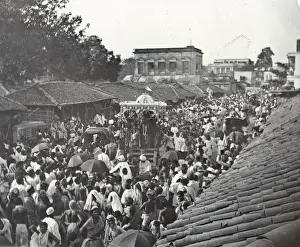 Indian Historical Images Drucke: India - Mohurrin Procession