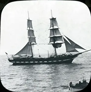 Lantern Slide Collection Drucke: India - The Pilot Brig