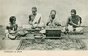Metal Working Techniques Drucke: Indian Goldsmiths