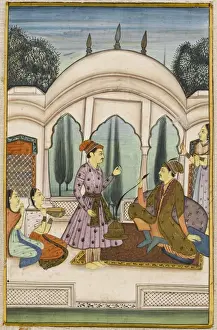 Hookah Smoking Culture Drucke: Indian and Hookah