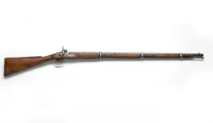 Drucke von Der indische Scharfschützengewehr .656 in Musket, Muster 1858, Schlossjahr 1856 Enfield Drucke: Indischer Scharfschützengewehr mit Muschettonne, Muster 1858