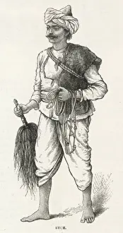 Traditional Indian Attire Drucke: Indian Syce