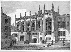 Victorian Era Architecture London Drucke: Inner Temple Hall
