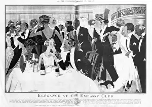 Vintage Social Gathering Drucke: (insert)