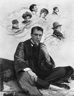 Contemplative Man Drucke: (insert)