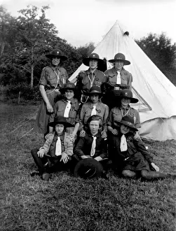 Vintage Scouting Photos Drucke: (insert)