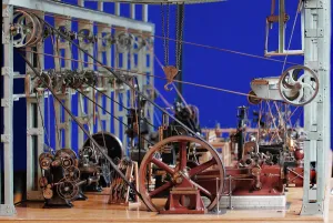 Transport History Images Drucke: Engineering workshop model