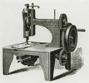Bilder Aus Dem IMechE-Archiv Drucke: Erster Sänger-Nähmaschine