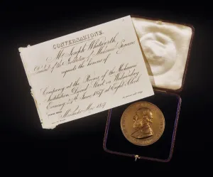 Joseph Whitworth, IMechE-Medaille und Einladung