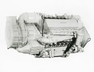 Napier Deltic Engine Drucke: Napier Deltic MTB CT18-42K engine