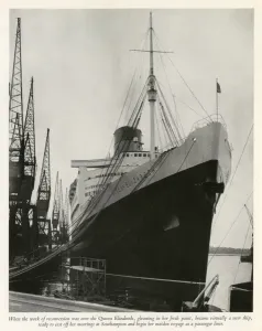 Queen Elizabeth Liner Drucke: Reconversion of Queen Elizabeth