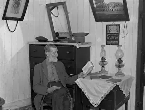 Innenaus des Hauses von Postmeister Brown in Old Rag, Shenandoah N