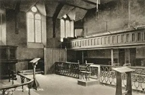 Innenaus der Gefängniskapelle im Bodmin-Gefängnis, Cornwall